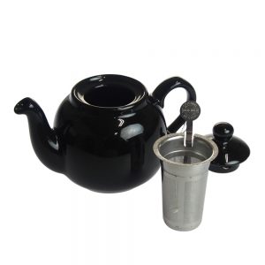 ロンドンポタリー ティーポット 2cup グロスブラック